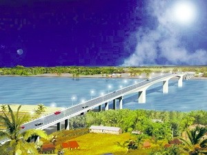 An artist’s impression of Nam Can Bridge (Photo: giaothongvantai.com.vn) An artist’s impression of Nam Can Bridge (Photo: giaothongvantai.com.vn)